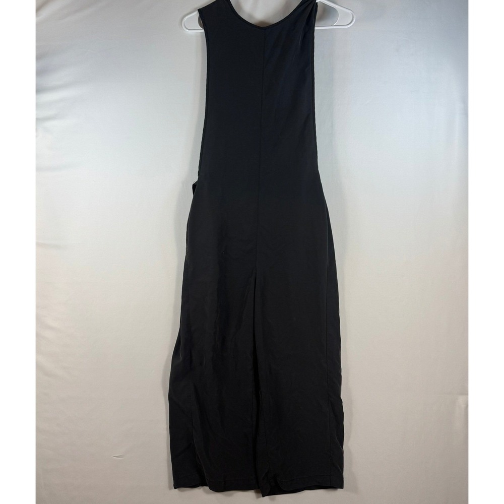 Urban Outfitters Black Sleeveless Wide Leg Jumpsuit Open Back Side Ties Small